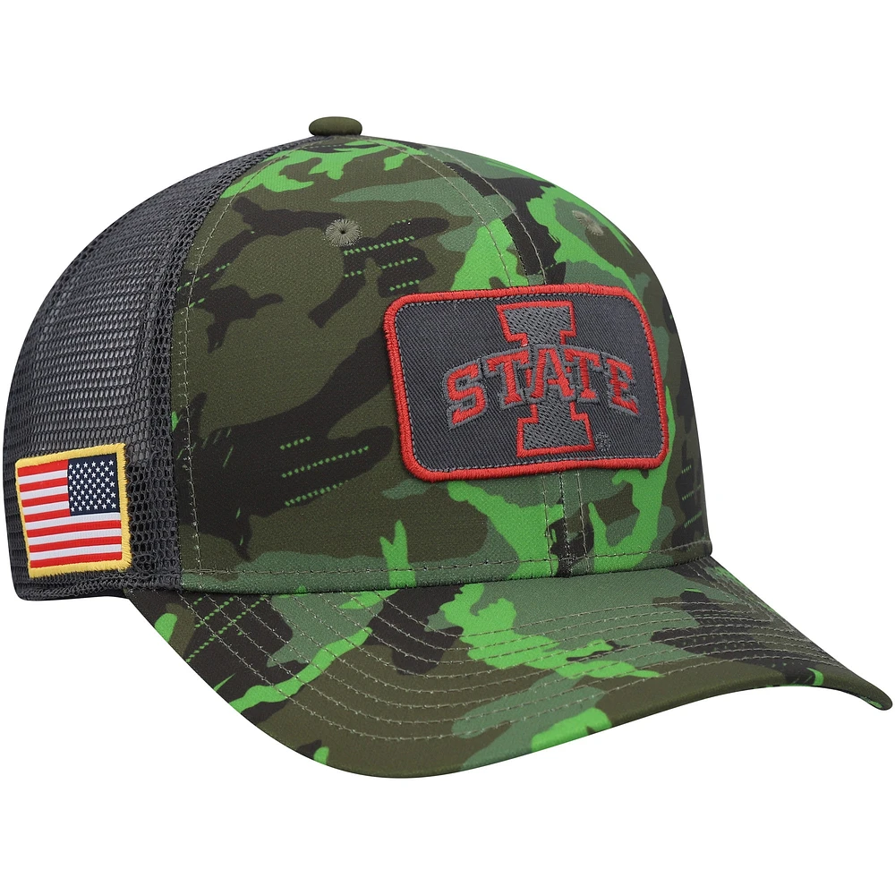 Casquette snapback Nike Camo/Black Iowa State Cyclones Classic99 Veterans Day pour homme