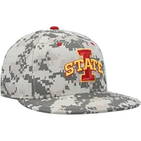 Men's Nike Camo Iowa State Cyclones Aero True Baseball Performance Fitted Hat