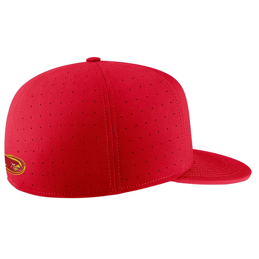 Nike Cardinal Iowa State Cyclones Aero True Baseball Performance Casquette ajustée pour homme