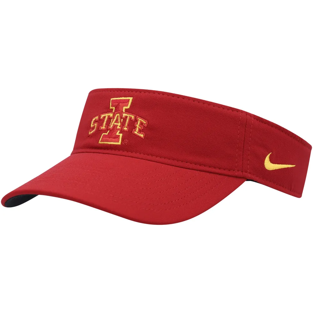 Visière Performance Sideline Cardinal Nike Iowa State Cyclones pour Homme