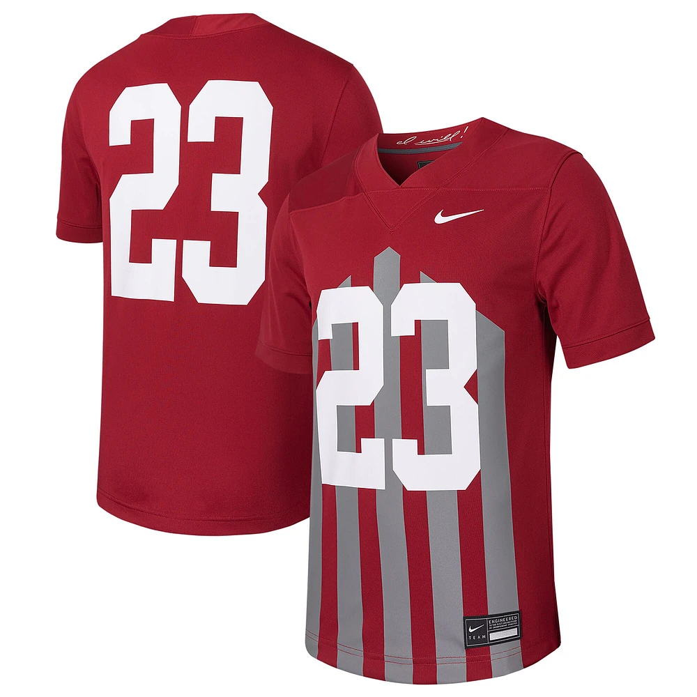 Maillot de football réplique intouchable Nike #00 Cardinal Iowa State Cyclones pour homme