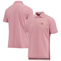 Men's Peter Millar Cardinal Iowa State Cyclones Jubilee Stripe Polo