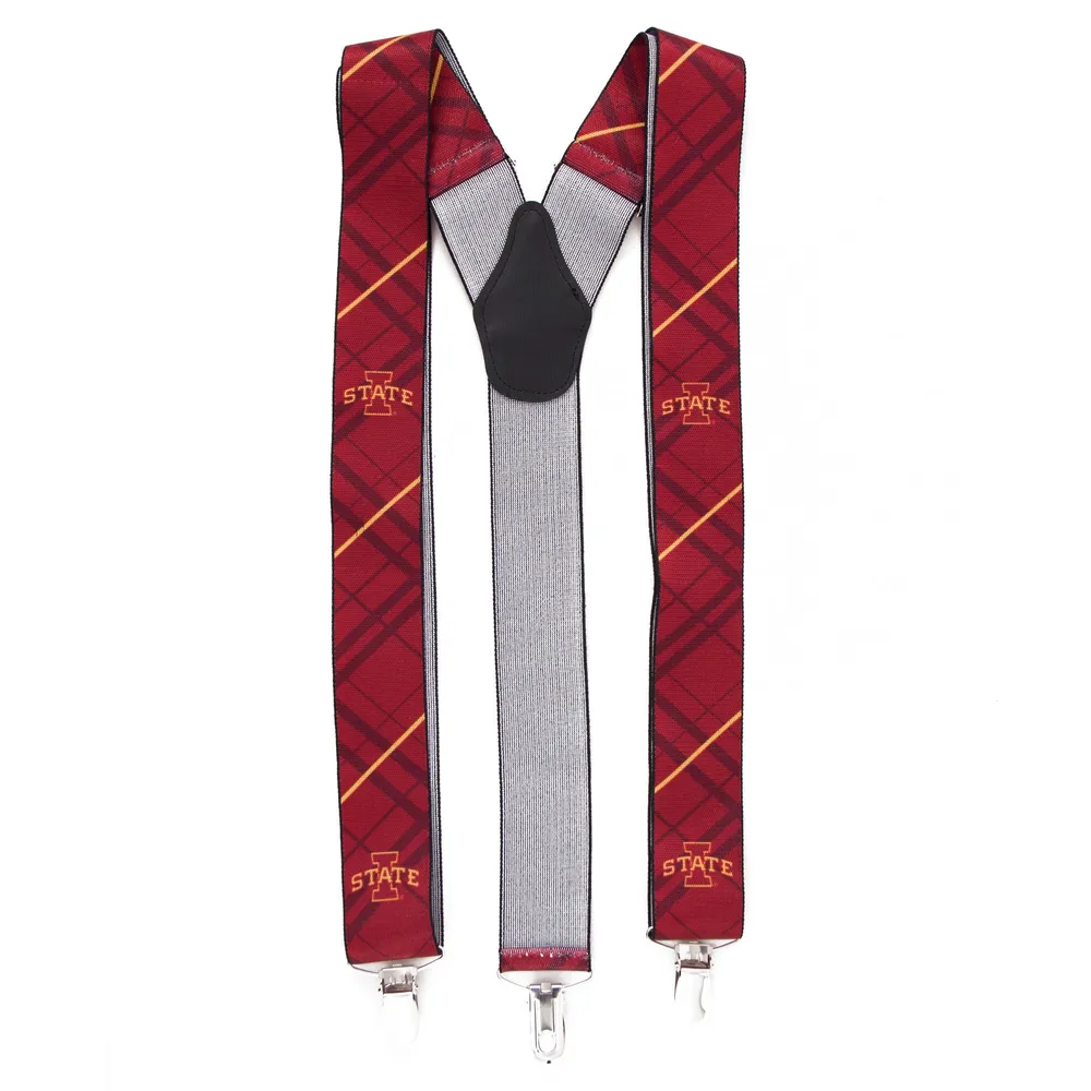 Men's Red Iowa State Cyclones Suspenders