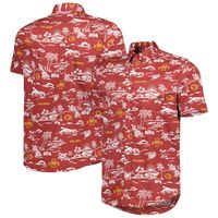 Men's Reyn Spooner Cardinal Iowa State Cyclones Performance Button-Down Shirt