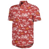 Men's Reyn Spooner Cardinal Iowa State Cyclones Performance Button-Down Shirt