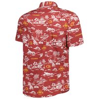 Men's Reyn Spooner Cardinal Iowa State Cyclones Performance Button-Down Shirt