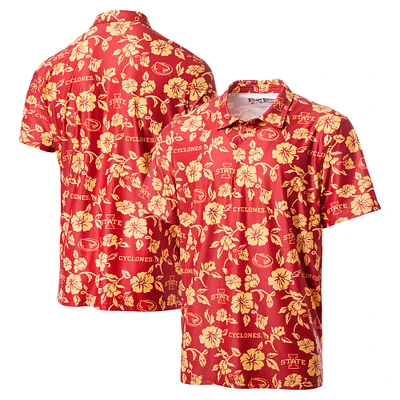 Men's Reyn Spooner Cardinal Iowa State Cyclones Performance Polo