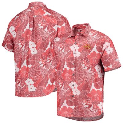 Men's Tommy Bahama Navy Chicago Bears Coconut Point Playa Floral IslandZone  Button-Up Shirt