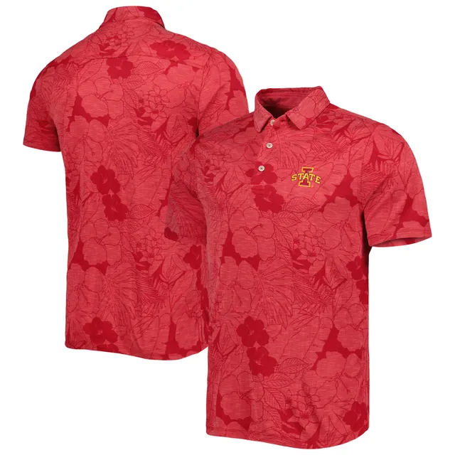 Chicago Cubs Tommy Bahama Blooms Polo - Gray