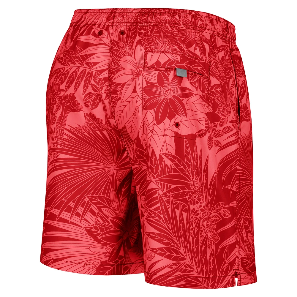 Men's Tommy Bahama Cardinal Iowa State Cyclones Naples Santiago Palms Board Shorts