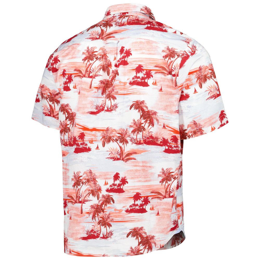 Men's Tommy Bahama Cardinal Iowa State Cyclones Tropical Horizons Button-Up Shirt