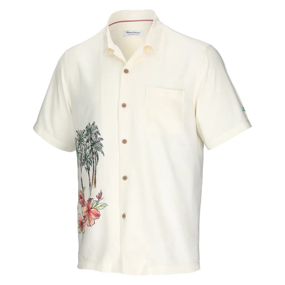 Chemise boutonnée Tommy Bahama State Cyclones Paradise Fly Ball Camp de pour hommes