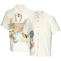 Chemise boutonnée Tommy Bahama State Cyclones Paradise Fly Ball Camp de pour hommes