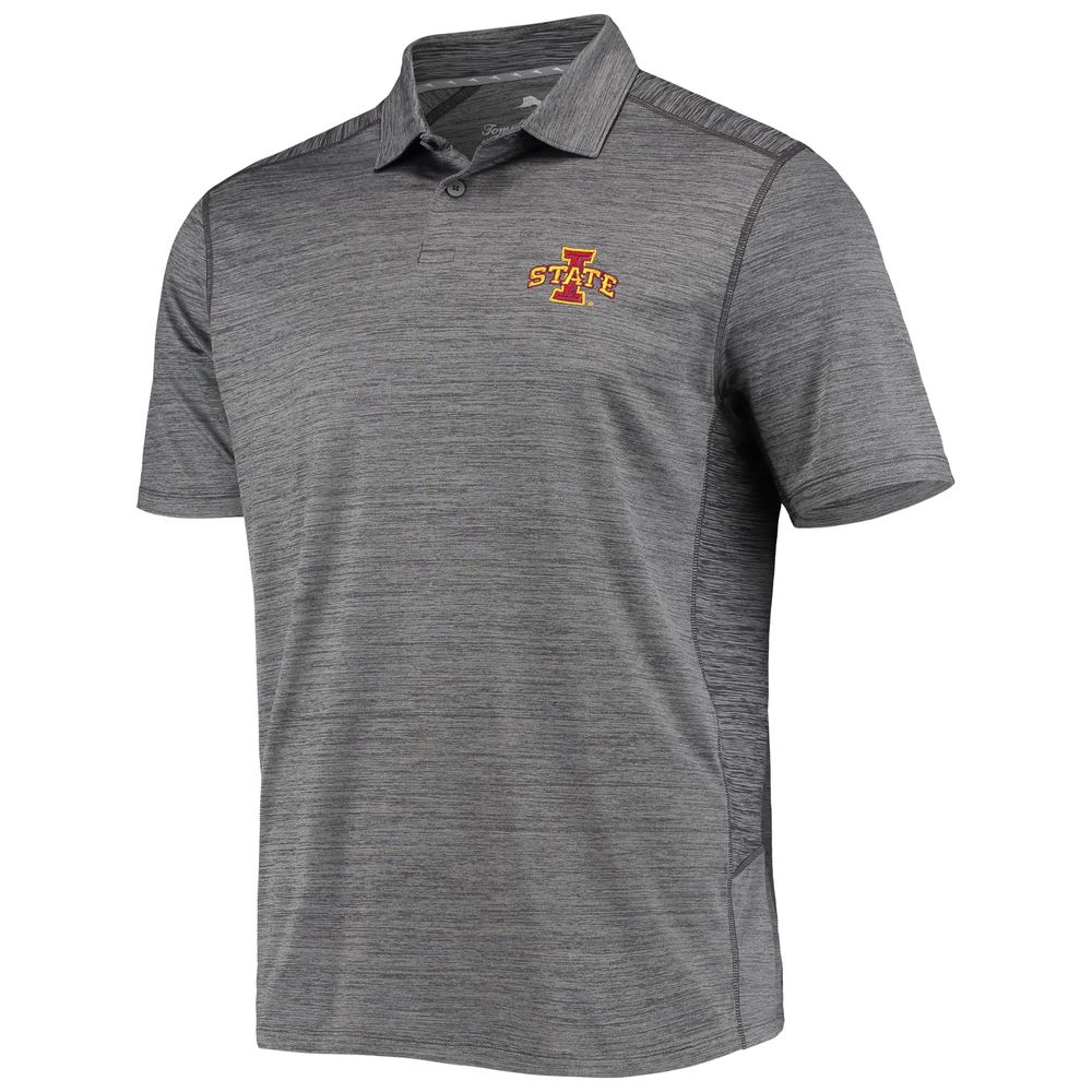 Men's Tommy Bahama Gray Iowa State Cyclones Delray IslandZone Polo