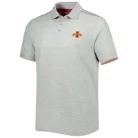 Polo Tommy Bahama gris chiné Iowa State Cyclones IslandZone Tailgater pour homme