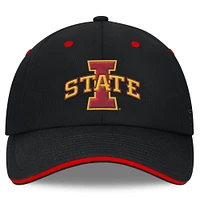 Casquette réglable Top of the World noire pour hommes, Iowa State Cyclones Release