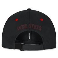 Casquette réglable Top of the World noire pour hommes, Iowa State Cyclones Release