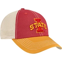 Men's Top of the World  Cardinal/Gold Iowa State Cyclones Off Road Adjustable Trucker Hat