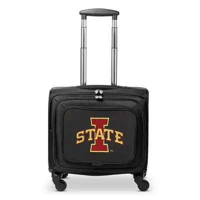 Iowa State Cyclones MOJO 14'' Laptop Overnighter Wheeled Bag- Black