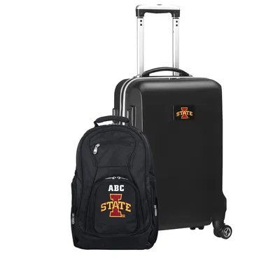 Iowa State Cyclones MOJO Personalized Deluxe 2-Piece Backpack & Carry-On Set