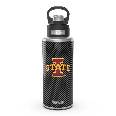 Cyclones Tervis Iowa State 32oz. Bouteille d'eau à large goulot en fibre de carbone