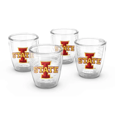 Tervis Iowa State Cyclones, paquet de 4, 12 oz. Ensemble de gobelets emblème