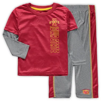 Women's Cardinal Iowa State Cyclones Spirit Jersey Oversized T-Shirt