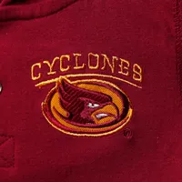 Toddler Colosseum Cardinal/Heathered Gray Iowa State Cyclones Poppies Hoodie and Sweatpants Set
