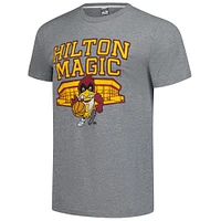 Unisex Charlie Hustle  Gray Iowa State Cyclones Hilton Magic Vintage Tri-Blend T-Shirt