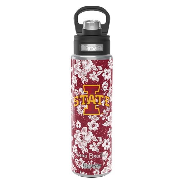 Vera Bradley x Tervis Iowa State Cyclones 24 oz. Bouteille à large ouverture avec couvercle de luxe