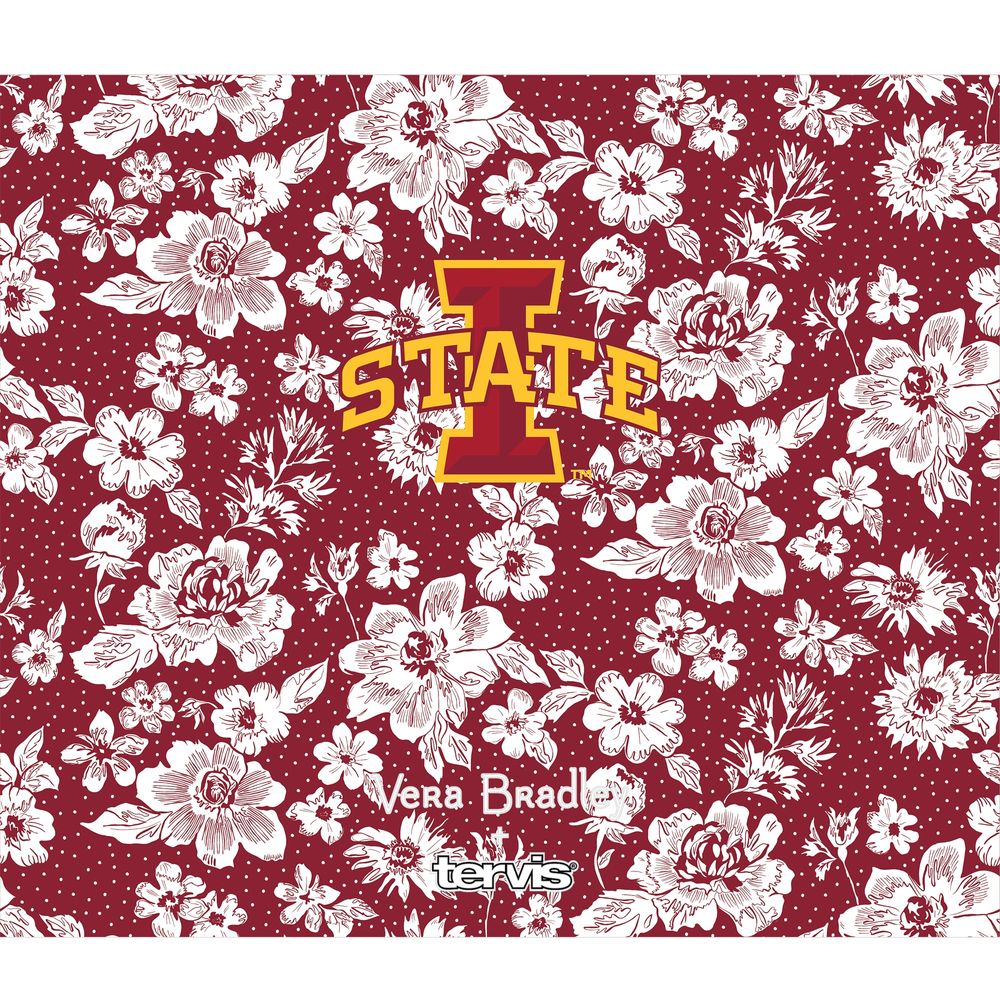 Vera Bradley x Tervis Iowa State Cyclones 24oz. Wide Mouth Bottle with Deluxe Lid