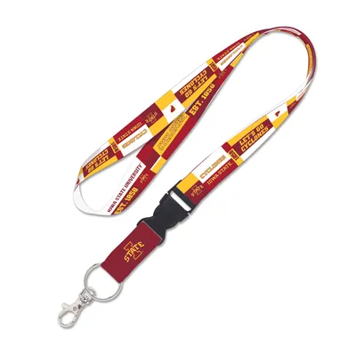 Iowa State Cyclones WinCraft Color Block Lanyard with Detachable Buckle