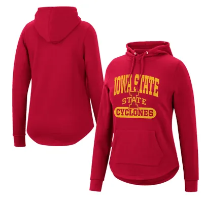 Iowa State Cyclones Colosseum Women's Core Crossover Pullover Hoodie - Cardinal