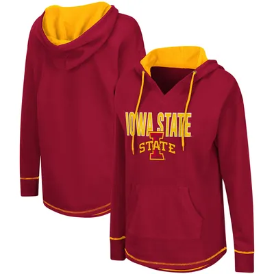 Colosseum Cardinal Iowa State Cyclones Tunique à capuche pour femme