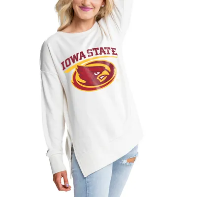 Iowa State Cyclones Gameday Couture Women's Side Split Pullover Top - Cream