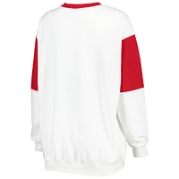 Women's Gameday Couture White Iowa State Cyclones It's A Vibe Dolman Pullover Sweatshirt