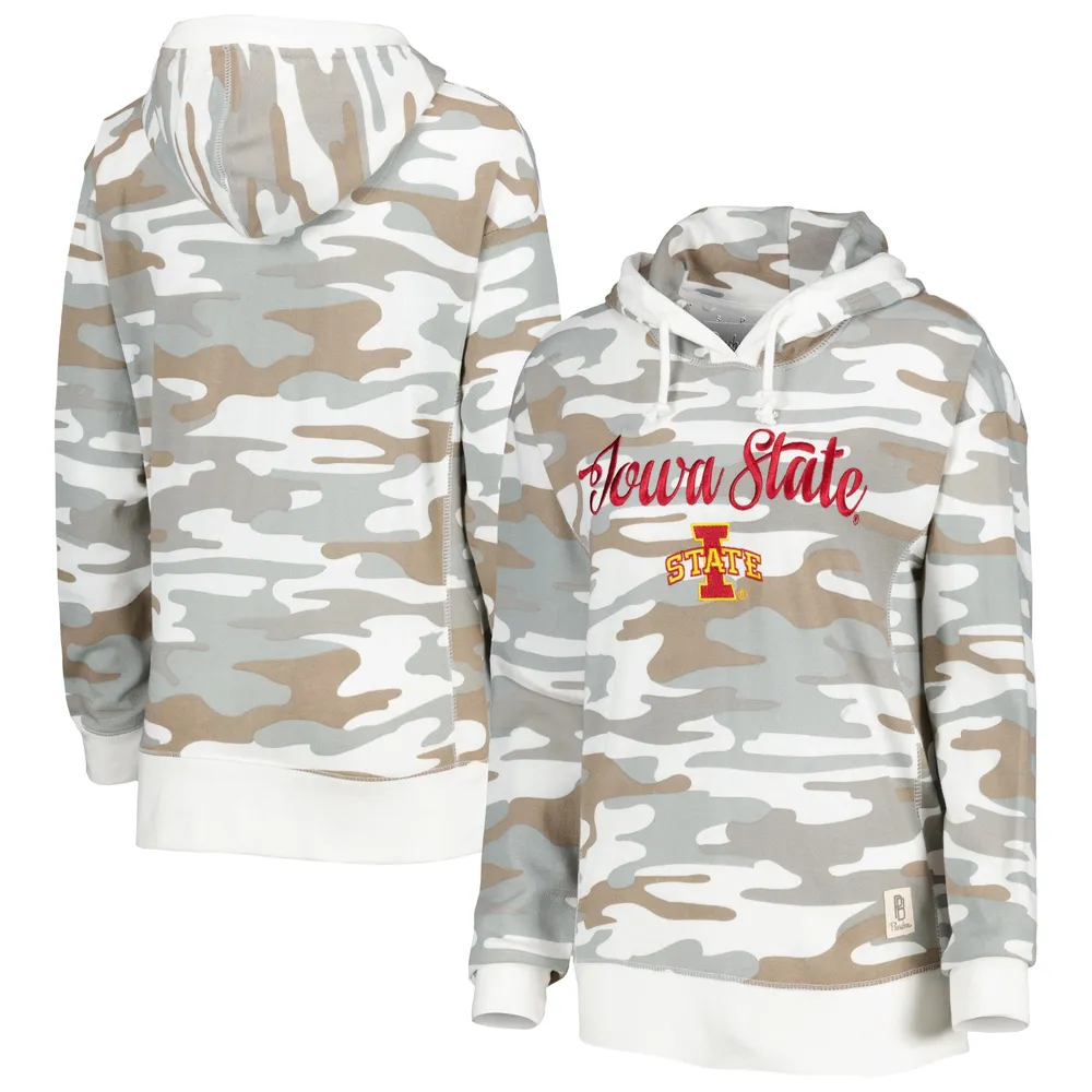 Women's Pressbox Camo Iowa State Cyclones San Pablo Pullover Hoodie