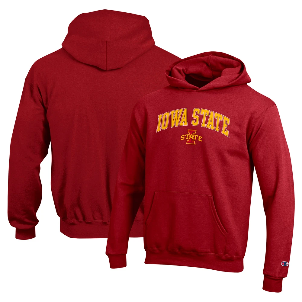 Sweat à capuche du campus des Cardinals Iowa State Cyclones, champion de la jeunesse