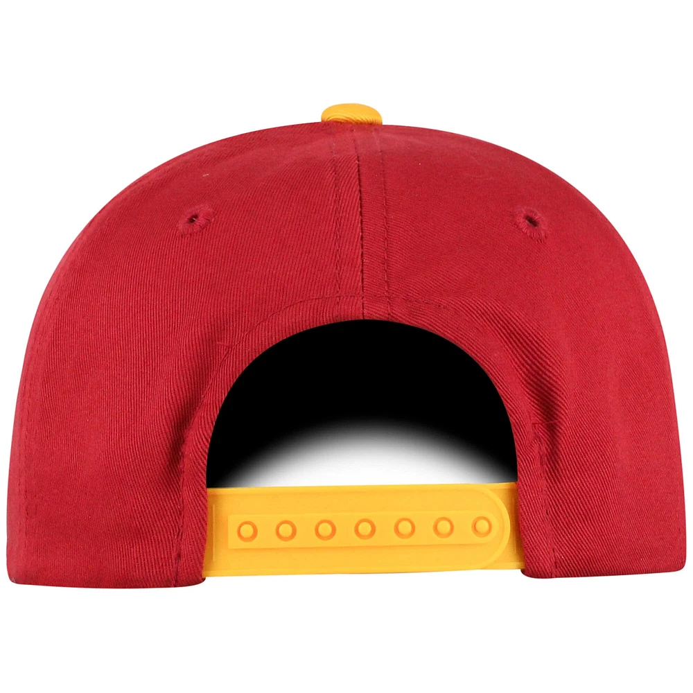 Youth Top of the World Cardinal Iowa State Cyclones Maverick Snapback Hat