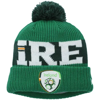 Ireland National Team New Era Essential Bob Cuffed Knit Hat - Green