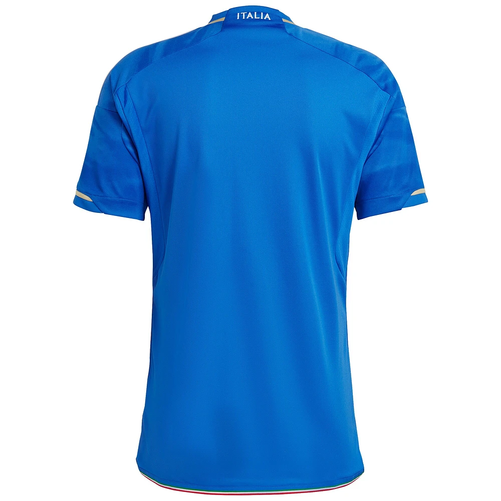 Maillot réplique domicile équipe nationale d'Italie 2023 adidas bleu pour homme