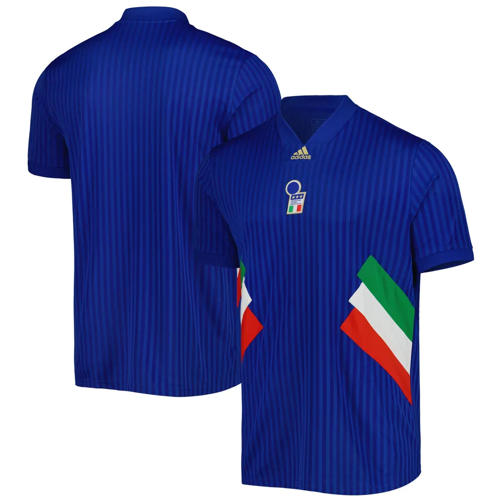 Men's adidas Blue Italy National Team Football Icon Jersey