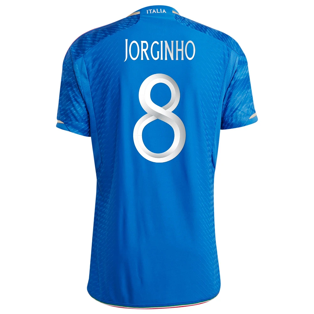 Homme adidas Jorginho Bleu Italie Équipe Nationale 2023/24 Domicile