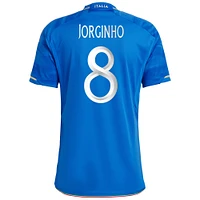 Men's adidas Jorginho Blue Italy National Team 2023/24 Home - Replica Player Jersey