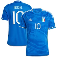 Men's adidas Lorenzo Insigne Blue Italy National Team 2023/24 Home - Replica Player Jersey