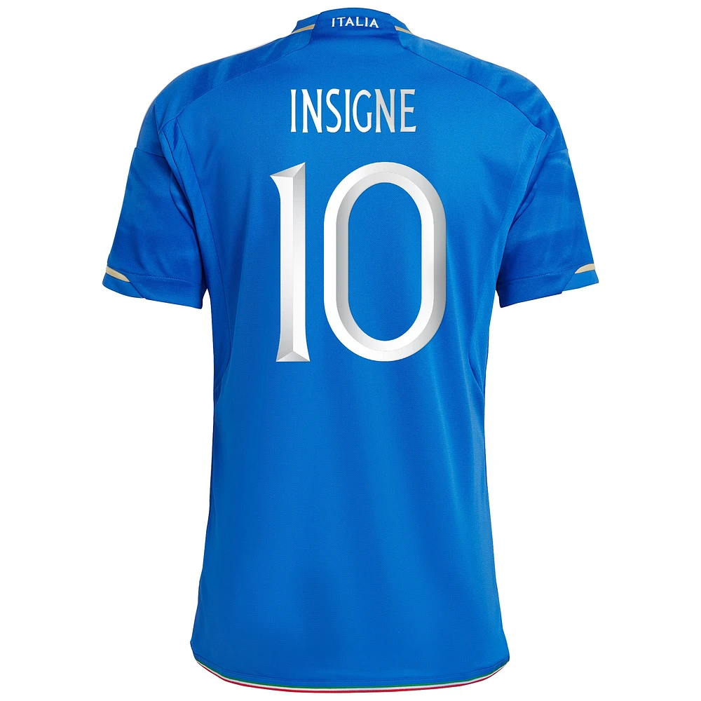 Men's adidas Lorenzo Insigne Blue Italy National Team 2023/24 Home - Replica Player Jersey