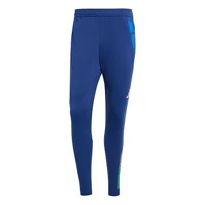 Pantalon d'entraînement adidas bleu marine pour hommes de l'équipe nationale d'Italie AEROREADY