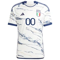 Men's adidas White Italy National Team 2023/24 Away - Replica Custom Jersey