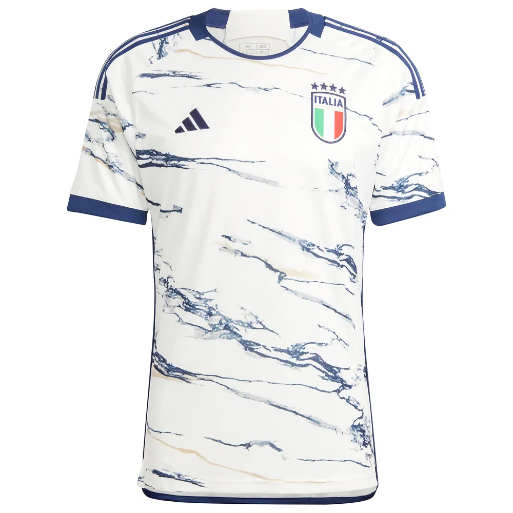 Adidas Équipe nationale d'Italie 2023/24 extérieur blanc pour homme - Maillot Replica