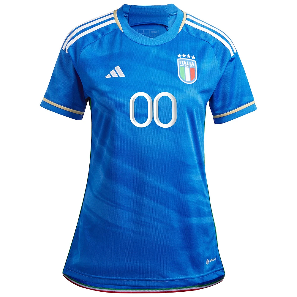 Women's adidas Blue Italy National Team 2023/24 Home - Replica Custom Jersey